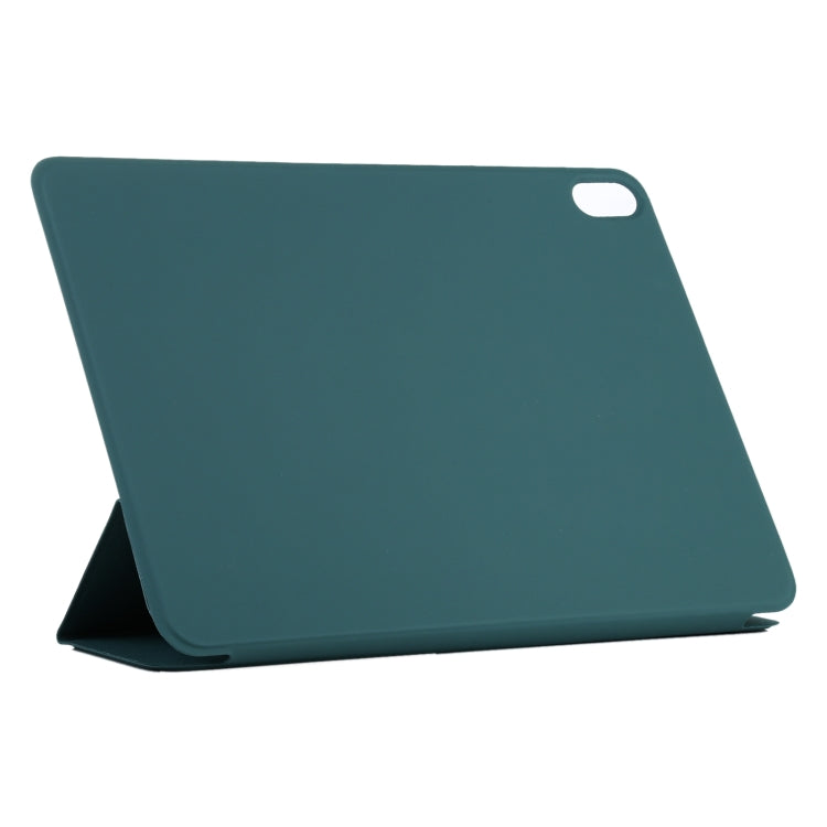 For iPad Air 11 2024 Double-sided Clip Non-buckle Magnetic PU Smart Tablet Case(Dark Green) - iPad Air 11 2024 Cases by PMC Jewellery | Online Shopping South Africa | PMC Jewellery | Buy Now Pay Later Mobicred