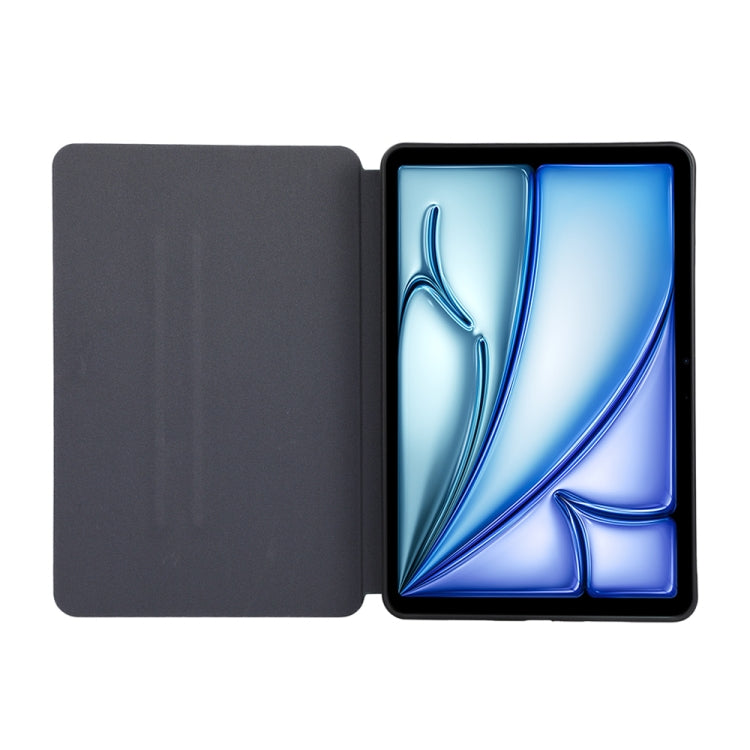 For iPad Air 11 2024 TPU Flip Tablet Protective Leather Case(Black) - iPad Air 11 2024 Cases by PMC TechLife | Online Shopping South Africa | PMC TechLife | Buy Now Pay Later Mobicred