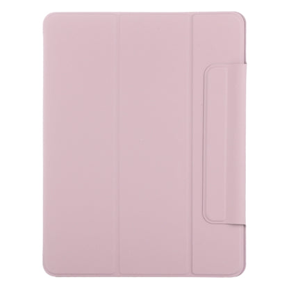 For iPad Air 11 2024 Double-sided Clip Fixed Buckle Magnetic PU Leather Smart Tablet Case(Rose Gold) - iPad Air 11 2024 Cases by PMC Jewellery | Online Shopping South Africa | PMC Jewellery | Buy Now Pay Later Mobicred