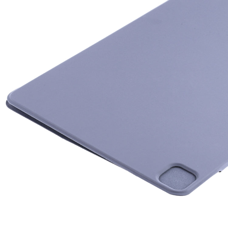 For iPad Pro 11 2024 Double-sided Clip Fixed Buckle Magnetic PU Leather Smart Tablet Case(Purple) - iPad Pro 11 2024 Cases by PMC TechLife | Online Shopping South Africa | PMC TechLife | Buy Now Pay Later Mobicred