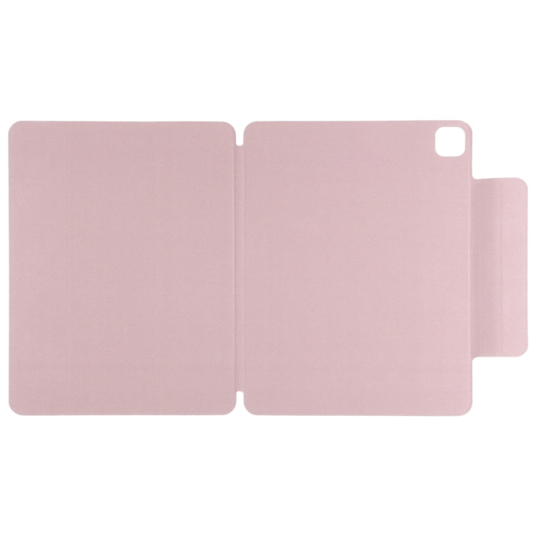 For iPad Pro 11 2024 Double-sided Clip Fixed Buckle Magnetic PU Leather Smart Tablet Case(Rose Gold) - iPad Pro 11 2024 Cases by PMC Jewellery | Online Shopping South Africa | PMC Jewellery | Buy Now Pay Later Mobicred