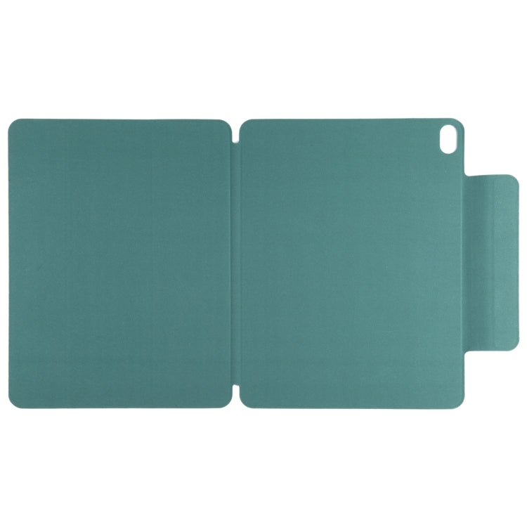 For iPad Air 13 2024 Double-sided Clip Fixed Buckle Magnetic PU Leather Smart Tablet Case(Green) - iPad Air 13 2024 Cases by PMC TechLife | Online Shopping South Africa | PMC TechLife | Buy Now Pay Later Mobicred