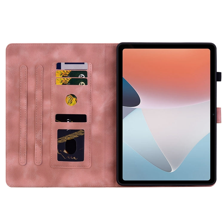For OPPO Pad Air Lily Embossed Leather Tablet Case(Pink) - free shipping - PMC TechLife - Order now!