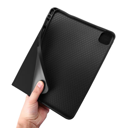 For iPad Air 11 2024 Fabric Leather Tablet Case(Black) - iPad Air 11 2024 Cases by PMC Jewellery | Online Shopping South Africa | PMC Jewellery | Buy Now Pay Later Mobicred