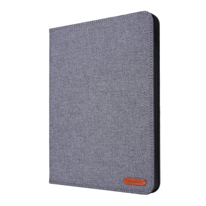 For iPad Air 11 2024 Fabric Leather Tablet Case(Grey) - iPad Air 11 2024 Cases by PMC Jewellery | Online Shopping South Africa | PMC Jewellery | Buy Now Pay Later Mobicred