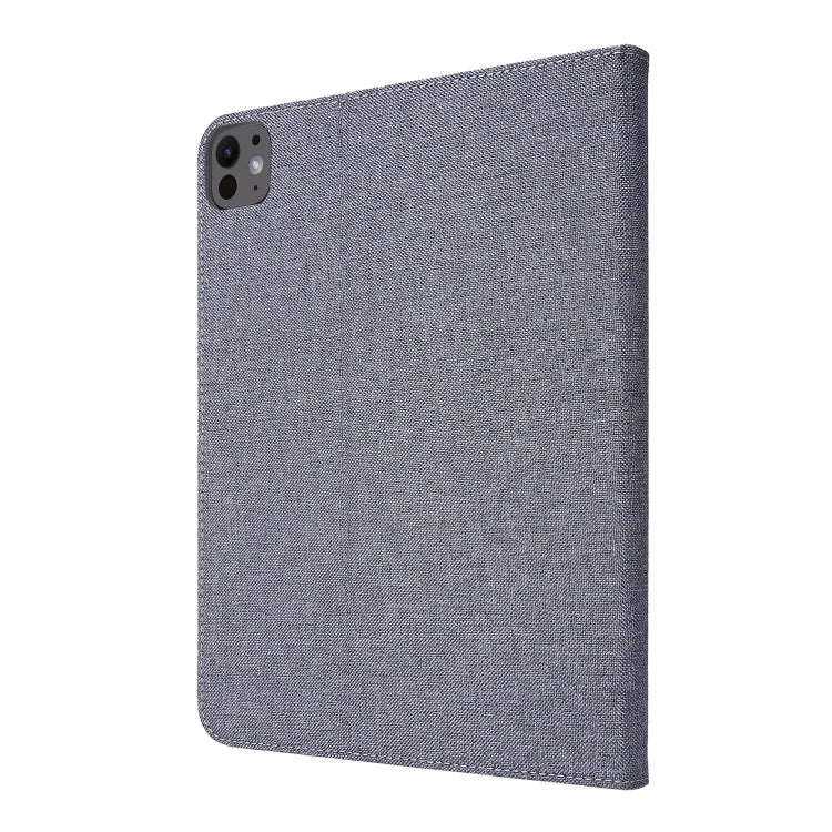 For iPad Air 11 2025 / 2024 Fabric Leather Tablet Case(Grey) - free shipping - PMC TechLife - Order now!