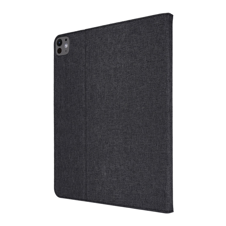 For iPad Pro 13 2024 Fabric Leather Tablet Case(Black) - iPad Pro 13 2024 Cases by PMC Jewellery | Online Shopping South Africa | PMC Jewellery | Buy Now Pay Later Mobicred