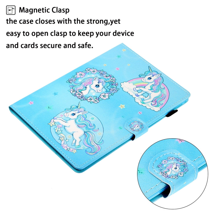 For iPad Pro 11 2024 Coloured Drawing Stitching Smart Leather Tablet Case(Unicorn) - iPad Pro 11 2024 Cases by PMC TechLife | Online Shopping South Africa | PMC TechLife | Buy Now Pay Later Mobicred
