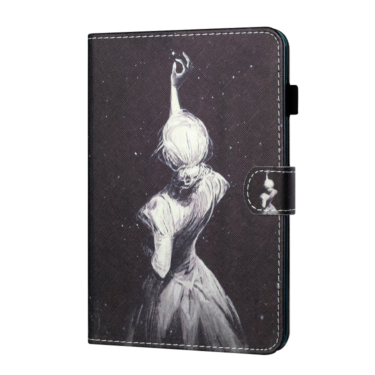 For iPad Pro 11 2024 Coloured Drawing Stitching Smart Leather Tablet Case(Girl) - iPad Pro 11 2024 Cases by PMC TechLife | Online Shopping South Africa | PMC TechLife | Buy Now Pay Later Mobicred