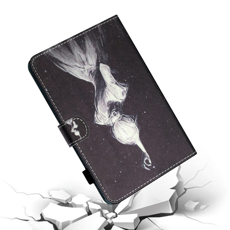 For iPad Pro 11 2024 Coloured Drawing Stitching Smart Leather Tablet Case(Girl) - iPad Pro 11 2024 Cases by PMC TechLife | Online Shopping South Africa | PMC TechLife | Buy Now Pay Later Mobicred