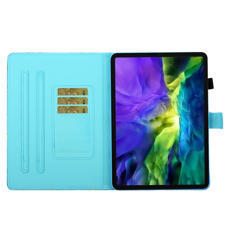 For iPad Pro 11 2024 Coloured Drawing Stitching Smart Leather Tablet Case(Cat and Tiger) - iPad Pro 11 2024 Cases by PMC TechLife | Online Shopping South Africa | PMC TechLife | Buy Now Pay Later Mobicred