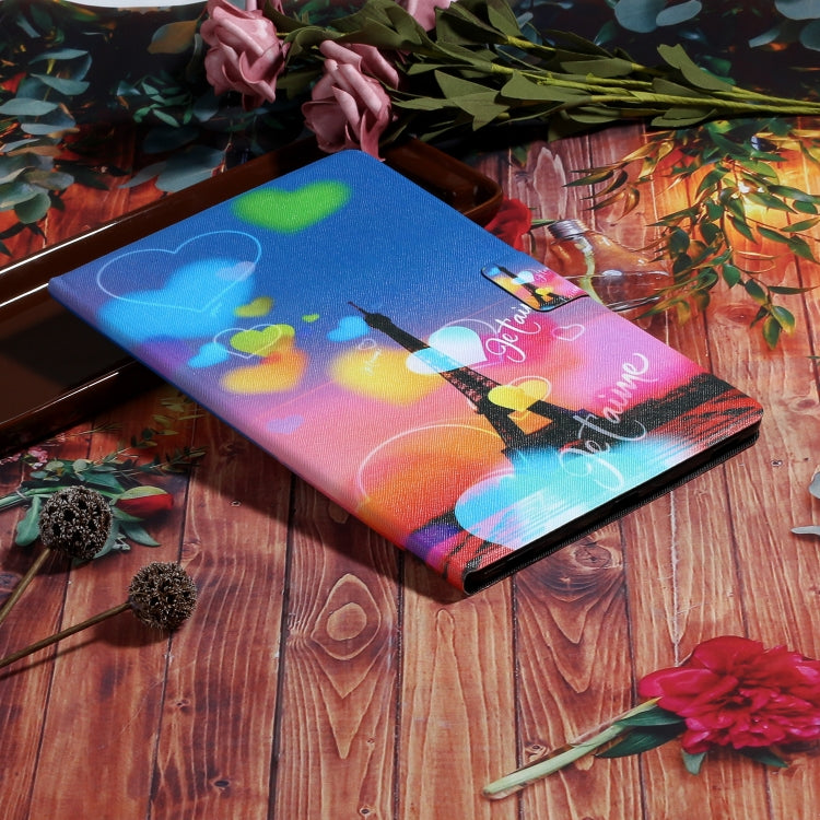 For iPad Pro 11 2024 Voltage Coloured Drawing Smart Leather Tablet Case(Romantic Tower) - iPad Pro 11 2024 Cases by PMC TechLife | Online Shopping South Africa | PMC TechLife | Buy Now Pay Later Mobicred