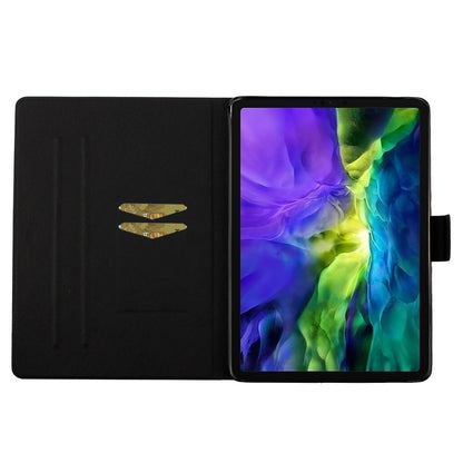 For iPad Pro 11 2024 Voltage Coloured Drawing Smart Leather Tablet Case(Feather) - iPad Pro 11 2024 Cases by PMC Jewellery | Online Shopping South Africa | PMC Jewellery | Buy Now Pay Later Mobicred