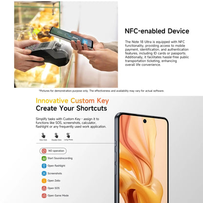 Ulefone Note 18 Ultra, 6GB+256GB, Side Fingerprint, 6.78 inch Android 13 MediaTek Dimensity 720 5G MT6853 Octa Core 2.0GHz, NFC, Network: 5G(Titanium Gray) - Ulefone by Ulefone | Online Shopping South Africa | PMC Jewellery | Buy Now Pay Later Mobicred
