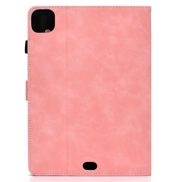 For iPad Pro 11 2024 Cowhide Texture Tablet Leather Smart Case(Rose Gold) - iPad Pro 11 2024 Cases by PMC TechLife | Online Shopping South Africa | PMC TechLife | Buy Now Pay Later Mobicred