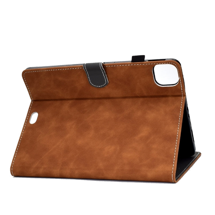 For iPad Pro 11 2024 Cowhide Texture Tablet Leather Smart Case(Brown) - iPad Pro 11 2024 Cases by PMC Jewellery | Online Shopping South Africa | PMC Jewellery | Buy Now Pay Later Mobicred