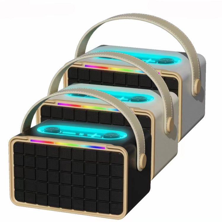 NewRixing NR8801 15W Portable Outdoor Bluetooth Speaker TWS Stereo Speaker(Gray) - free shipping - PMC Jewellery - Order now!