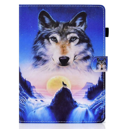 For iPad Pro 11 2024 Painted Stitching Smart Leather Tablet Case(Wolf) - iPad Pro 11 2024 Cases by PMC Jewellery | Online Shopping South Africa | PMC Jewellery | Buy Now Pay Later Mobicred