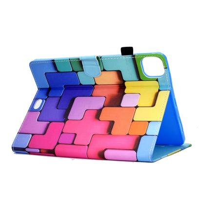 For iPad Pro 11 2024 Colored Drawing Sewing Smart Leather Tablet Case(Colorful Cubes) - iPad Pro 11 2024 Cases by PMC Jewellery | Online Shopping South Africa | PMC Jewellery | Buy Now Pay Later Mobicred