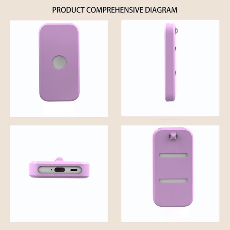 For Apple Vision Pro Accessories Power Silicone Protective Case(Purple) - VR Accessories by PMC TechLife | Online Shopping South Africa | PMC TechLife | Buy Now Pay Later Mobicred
