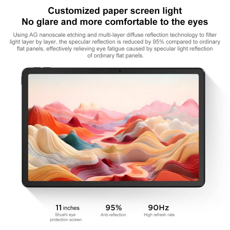Lenovo Xiaoxin Pad 2024 Paperlike Screen Learning Version 11 inch WiFi Tablet, 8GB+128GB, Android 13, Qualcomm Snapdragon 685 Octa Core, Support Face Identification(Dark Grey) - Lenovo by Lenovo | Online Shopping South Africa | PMC Jewellery