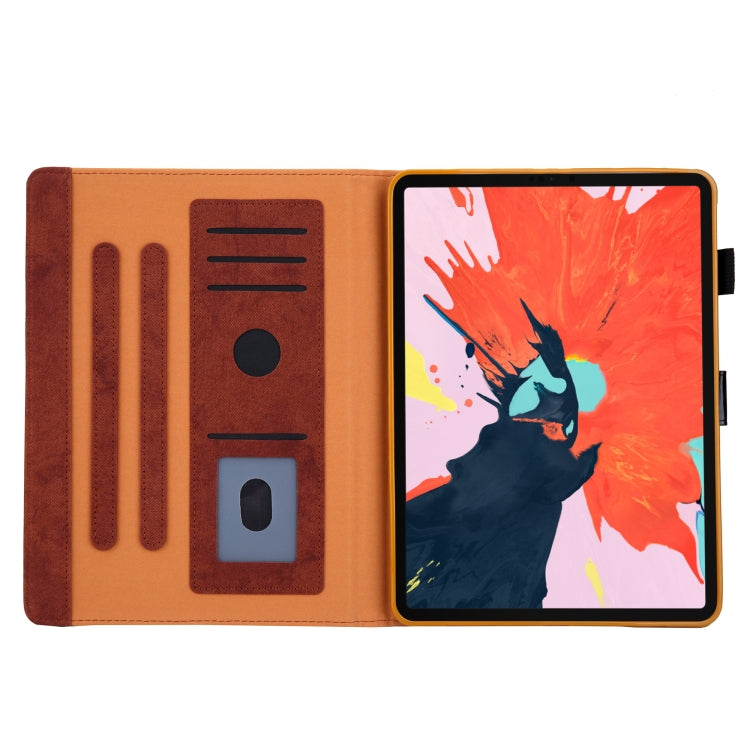 For iPad Pro 11 2024 Cloth Texture Leather Tablet Case(Brown) - free shipping - PMC TechLife - Order now!