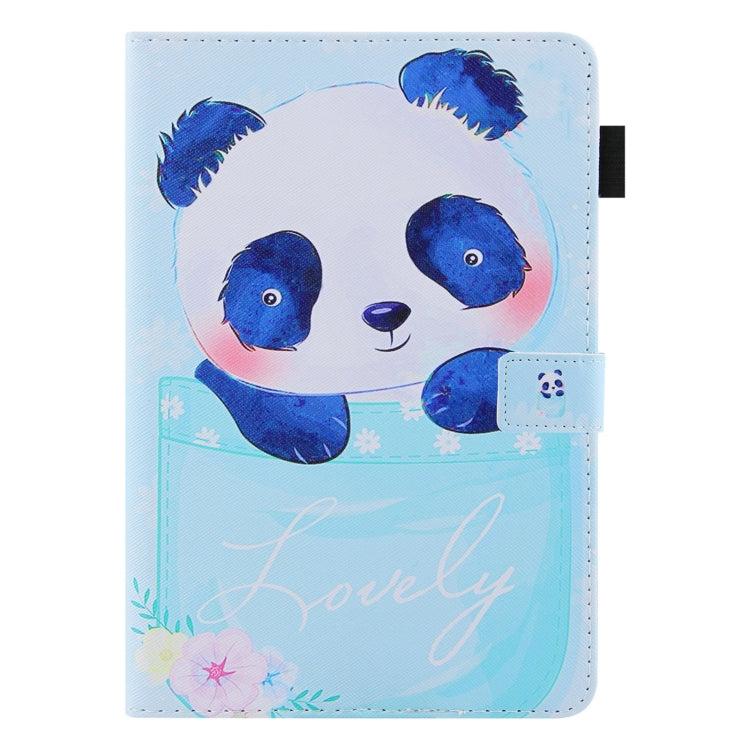 For iPad Pro 11 2024 Colored Drawing Leather Smart Tablet Case(Cup Panda) - iPad Pro 11 2024 Cases by PMC Jewellery | Online Shopping South Africa | PMC Jewellery | Buy Now Pay Later Mobicred