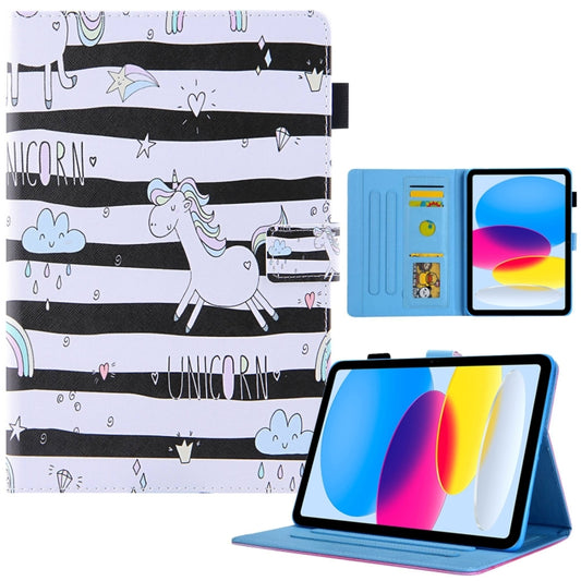 For iPad Pro 11 2024 Colored Drawing Leather Smart Tablet Case(Unicorn) - iPad Pro 11 2024 Cases by PMC Jewellery | Online Shopping South Africa | PMC Jewellery | Buy Now Pay Later Mobicred