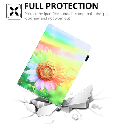 For iPad Pro 11 2024 Colored Drawing Leather Smart Tablet Case(Sunflower) - iPad Pro 11 2024 Cases by PMC Jewellery | Online Shopping South Africa | PMC Jewellery | Buy Now Pay Later Mobicred