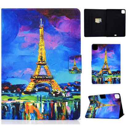 For iPad Pro 11 2024 Voltage Colored Drawing Smart Leather Tablet Case(Eiffel Tower) - iPad Pro 11 2024 Cases by PMC Jewellery | Online Shopping South Africa | PMC Jewellery | Buy Now Pay Later Mobicred