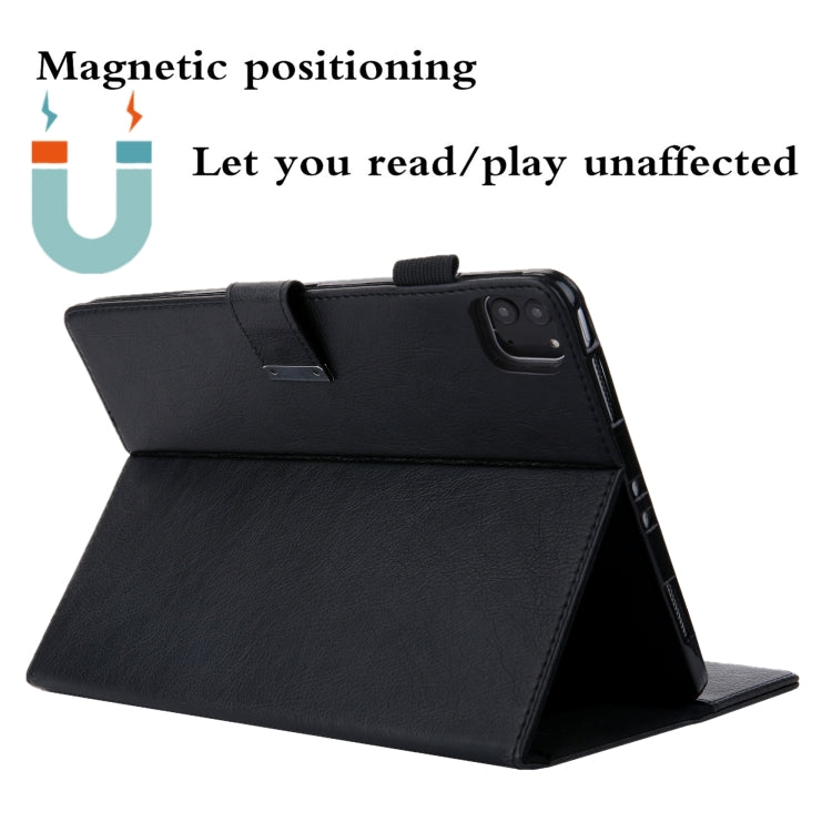 For iPad Pro 11 2024 Business Style Horizontal Flip Leather Smart Tablet Case with Holder(Black) - iPad Pro 11 2024 Cases by PMC TechLife | Online Shopping South Africa | PMC TechLife | Buy Now Pay Later Mobicred