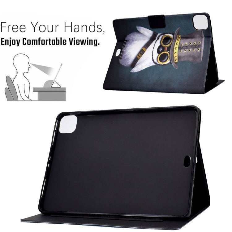 For iPad Pro 11 2024 Voltage Colored Drawing Smart Leather Tablet Case(Penguin) - iPad Pro 11 2024 Cases by PMC Jewellery | Online Shopping South Africa | PMC Jewellery | Buy Now Pay Later Mobicred