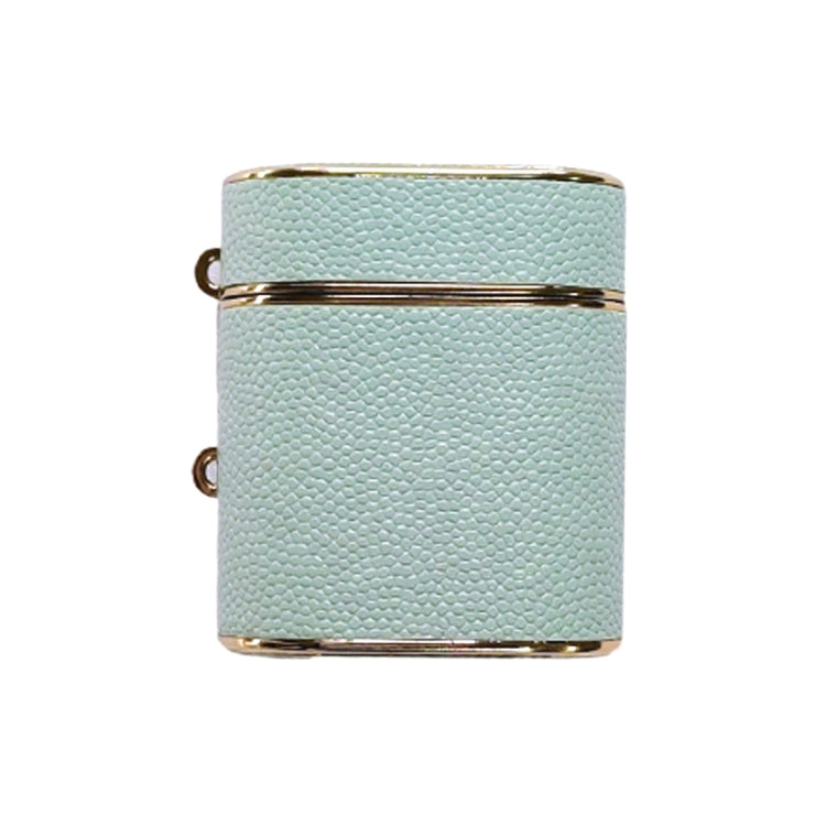 For AirPods 2 / 1 Cylindrical Ball Texture Bluetooth Earphone Protective Case(Green) - For AirPods 1/2 by PMC Jewellery | Online Shopping South Africa | PMC Jewellery | Buy Now Pay Later Mobicred