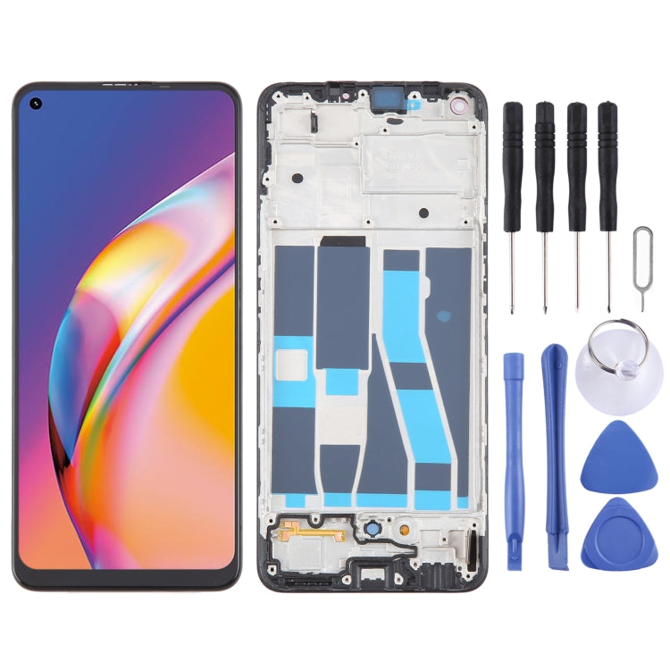 For OPPO Reno5 Lite OLED LCD Screen Digitizer Full Assembly with Frame - LCD Screen by PMC TechLife | Online Shopping South Africa | PMC TechLife | Buy Now Pay Later Mobicred
