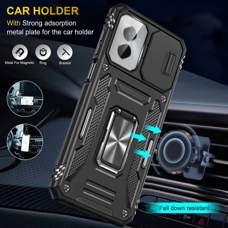 For Motorola Moto G Stylus 5G 2024 Armor PC + TPU Camera Shield Phone Case(Black) - free shipping - PMC Jewellery - Order now!
