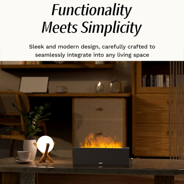 ROCK RAM0036 Large Mist Volume Flame Aromatherapy Humidifier - free shipping - PMC TechLife - Order now!