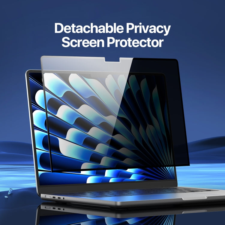 For MacBook Air 13.6 2022/2024 A2681 DUX DUCIS LCGH Laptop Privacy Tempered Glass Film - Screen Protectors by DUX DUCIS | Online Shopping South Africa | PMC Jewellery | Buy Now Pay Later Mobicred