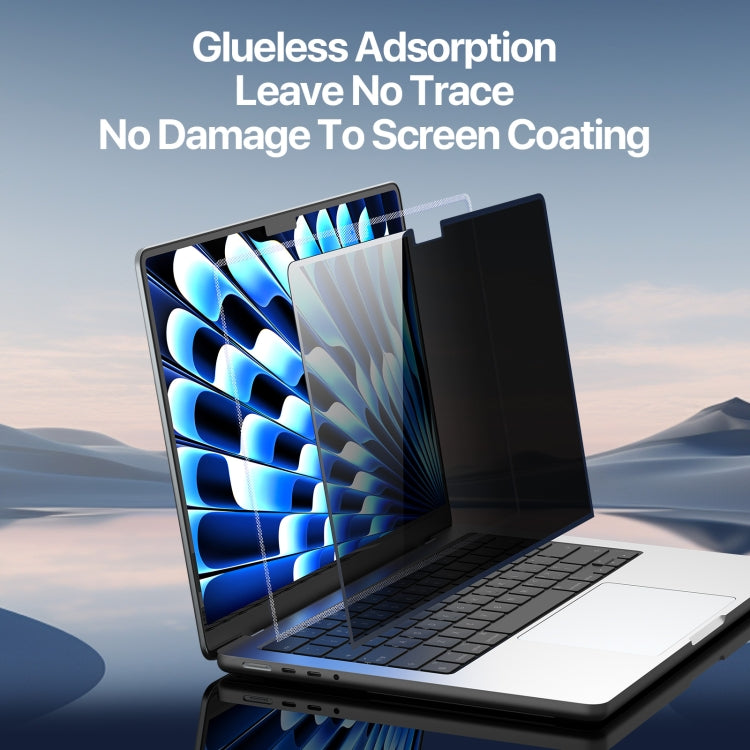 For MacBook Air 13.6 2022/2024 A2681 DUX DUCIS LCGH Laptop Privacy Tempered Glass Film - Screen Protectors by DUX DUCIS | Online Shopping South Africa | PMC Jewellery | Buy Now Pay Later Mobicred