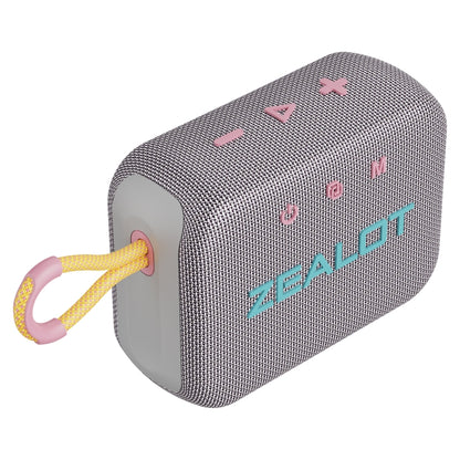 Zealot S75 Portable Outdoor IPX6 Waterproof Bluetooth Speaker(Grey) - Waterproof Speaker by ZEALOT | Online Shopping South Africa | PMC Jewellery | Buy Now Pay Later Mobicred