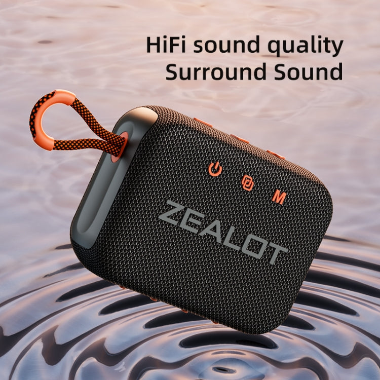 Zealot S75 Portable Outdoor IPX6 Waterproof Bluetooth Speaker(Orange) - free shipping - PMC Jewellery - Order now!