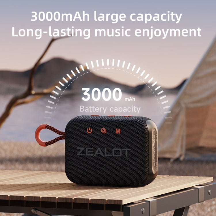 Zealot S75 Portable Outdoor IPX6 Waterproof Bluetooth Speaker(Orange) - free shipping - PMC Jewellery - Order now!