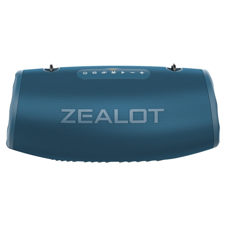 Zealot S87 80W Portable Outdoor Bluetooth Speaker with RGB Light(Blue) - Waterproof Speaker by ZEALOT | Online Shopping South Africa | PMC Jewellery | Buy Now Pay Later Mobicred