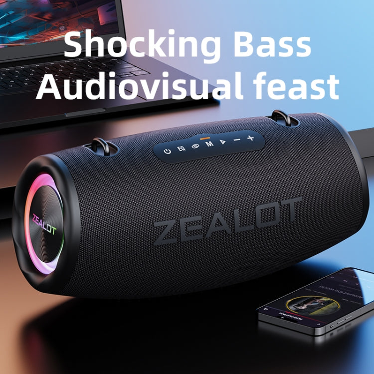 Zealot S87 80W Portable Outdoor Bluetooth Speaker with RGB Light(Camouflage) - Waterproof Speaker by ZEALOT | Online Shopping South Africa | PMC Jewellery | Buy Now Pay Later Mobicred