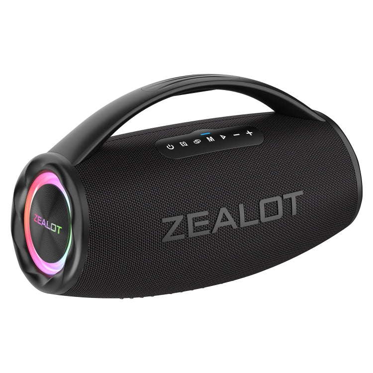 Zealot S97 80W Outdoor Portable RGB Light Bluetooth Speaker(Black) - Waterproof Speaker by ZEALOT | Online Shopping South Africa | PMC Jewellery | Buy Now Pay Later Mobicred