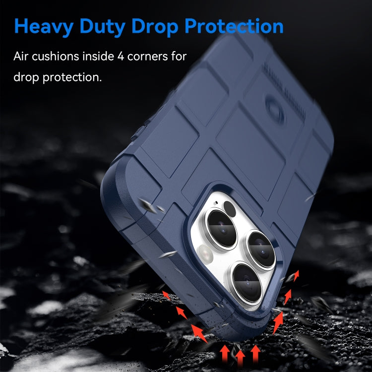 For iPhone 16 Pro Full Coverage Shockproof TPU Phone Case(Blue) - iPhone 16 Pro Cases by PMC TechLife | Online Shopping South Africa | PMC TechLife | Buy Now Pay Later Mobicred