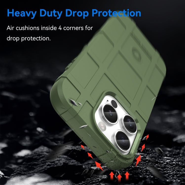 For iPhone 16 Pro Full Coverage Shockproof TPU Phone Case(Green) - iPhone 16 Pro Cases by PMC TechLife | Online Shopping South Africa | PMC TechLife | Buy Now Pay Later Mobicred