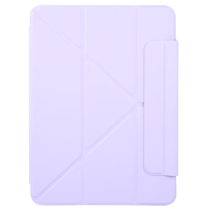 For iPad Pro 13 2024 Y-Shape Double-sided Clip Magnetic Smart Tablet Case(Purple) - iPad Pro 13 2024 Cases by PMC Jewellery | Online Shopping South Africa | PMC Jewellery | Buy Now Pay Later Mobicred