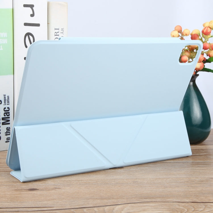 For iPad Air 13 2024 Y-Shape Double-sided Clip Magnetic Smart Tablet Case(Blue) - iPad Air 13 2024 Cases by PMC TechLife | Online Shopping South Africa | PMC TechLife | Buy Now Pay Later Mobicred