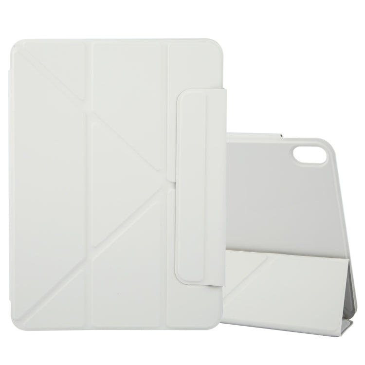 For iPad Air 11 2024 Y-Shape Double-sided Clip Magnetic Smart Tablet Case(Light Grey) - iPad Air 11 2024 Cases by PMC TechLife | Online Shopping South Africa | PMC TechLife | Buy Now Pay Later Mobicred