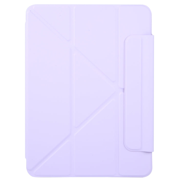 For iPad Pro 11 2024 Y-Shape Double-sided Clip Magnetic Smart Tablet Case(Purple) - iPad Pro 11 2024 Cases by PMC TechLife | Online Shopping South Africa | PMC TechLife | Buy Now Pay Later Mobicred